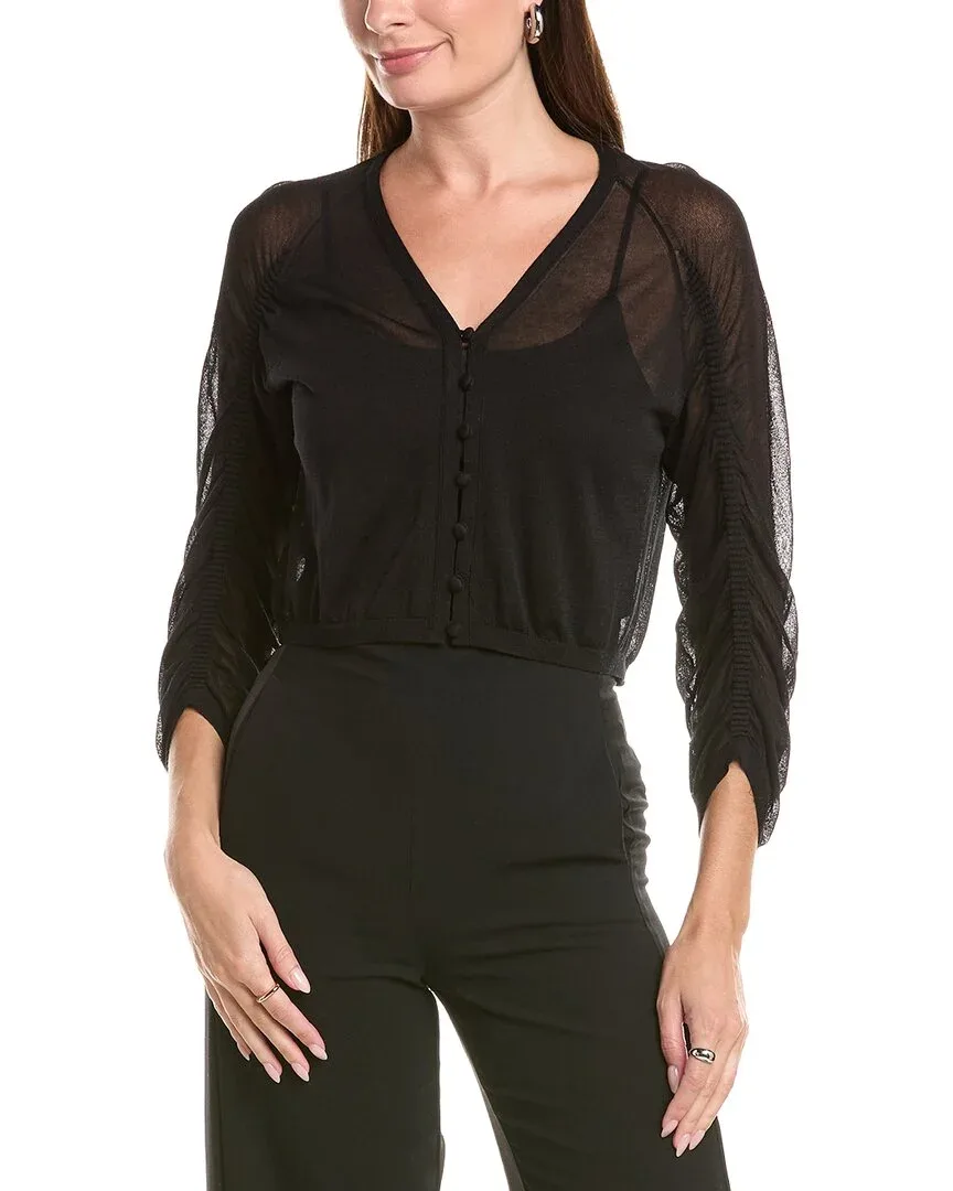 Ruched Silk-Blend Sweater