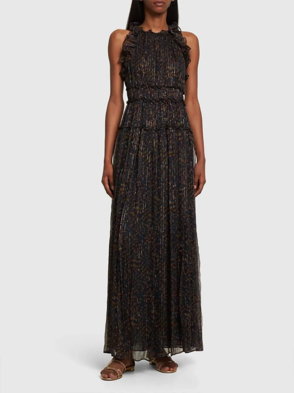Lirra Gown in Peridot by Ulla Johnson