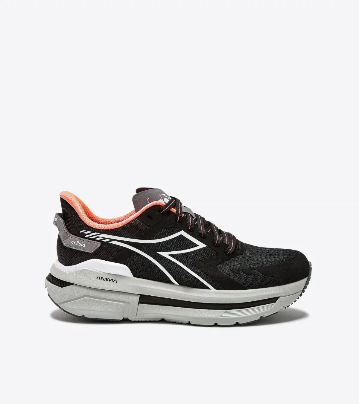 Cellula Sneaker in Black Silver by Diadora