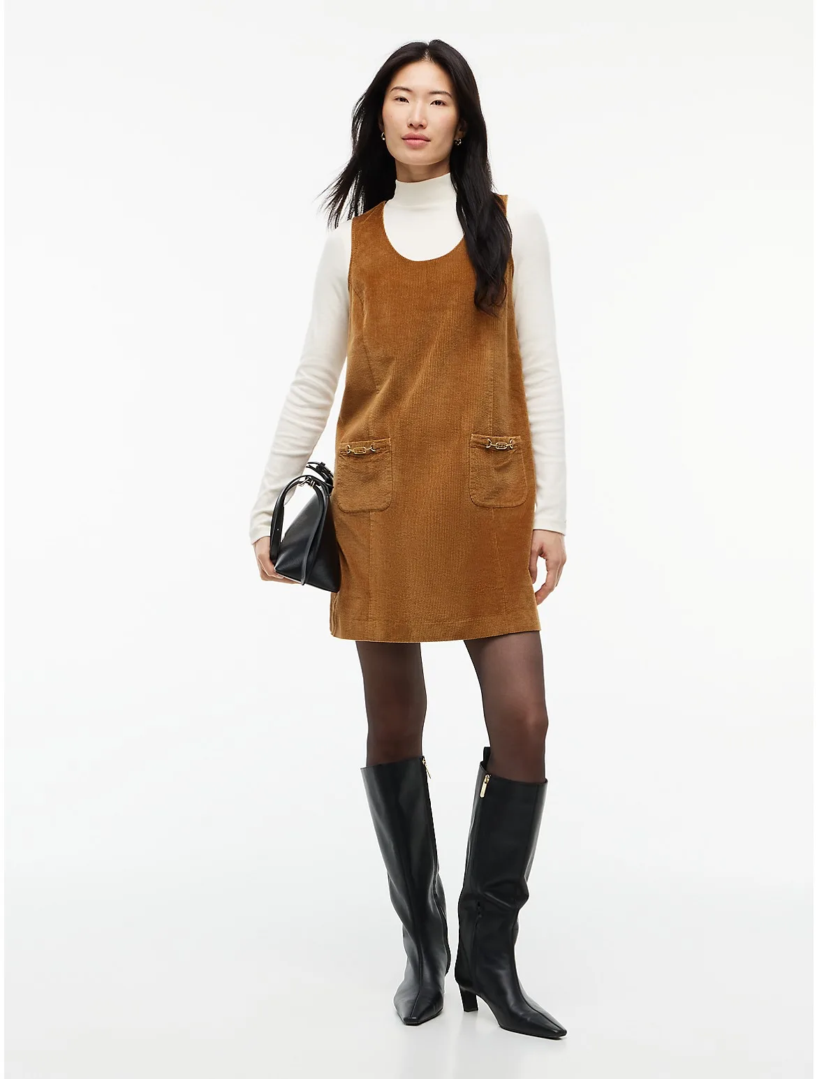 Stretch Corduroy Mini Shift Dress by Tommy Hilfiger