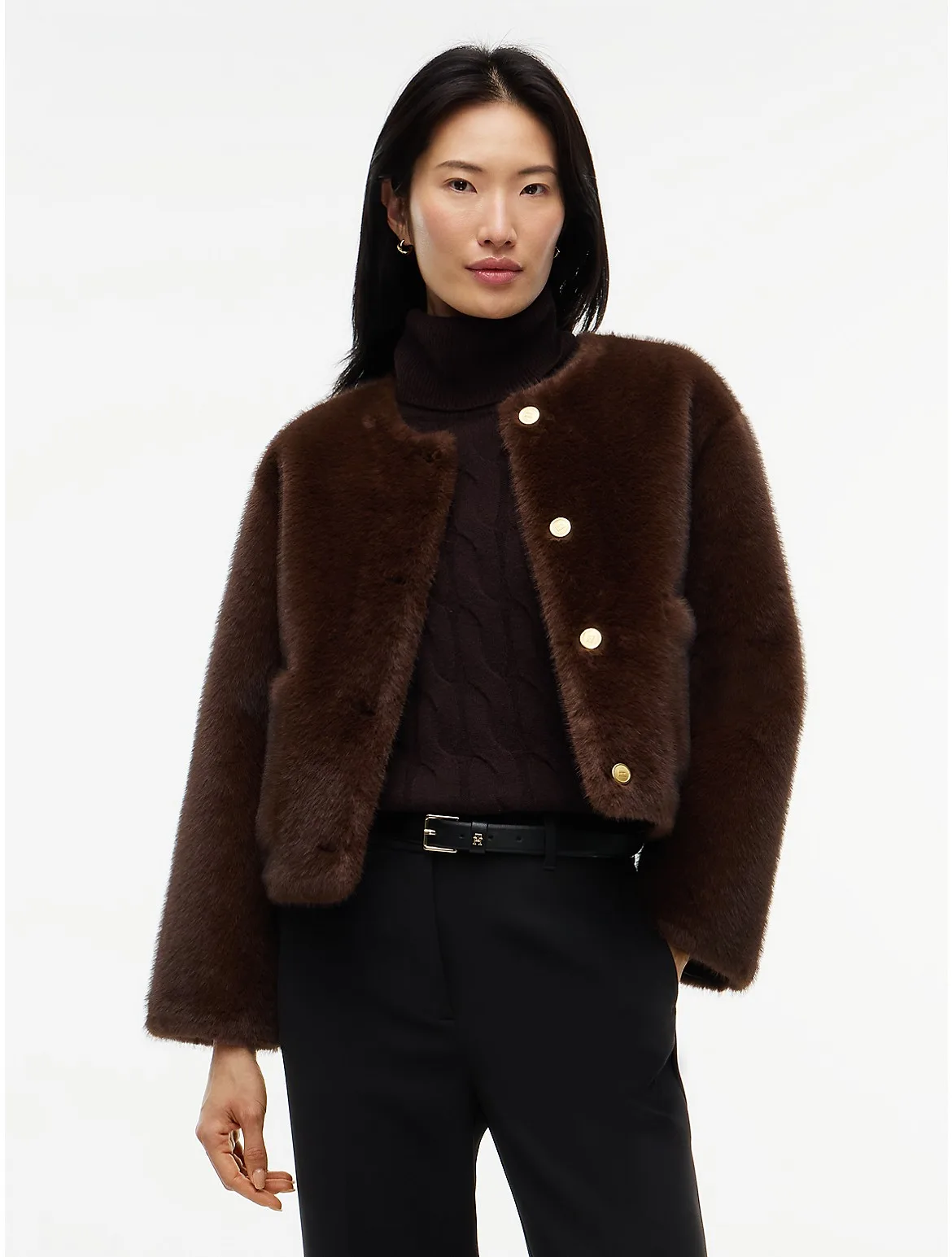 Faux Fur Lady Jacket by Tommy Hilfiger