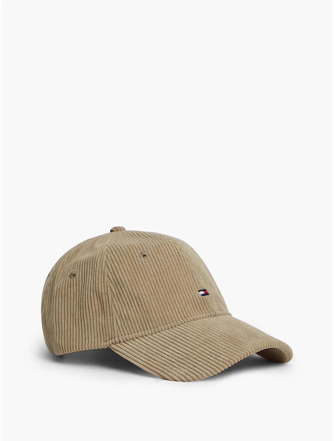Flag Logo Corduroy Baseball Cap by Tommy Hilfiger