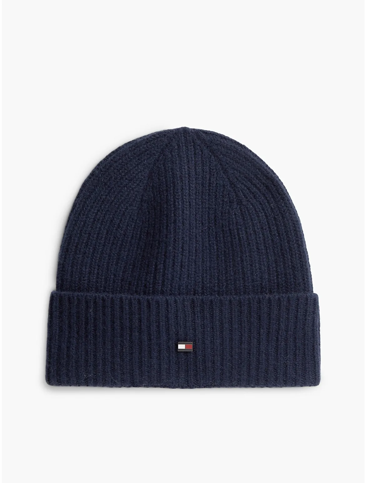 Flag Logo Cashmere Beanie by Tommy Hilfiger
