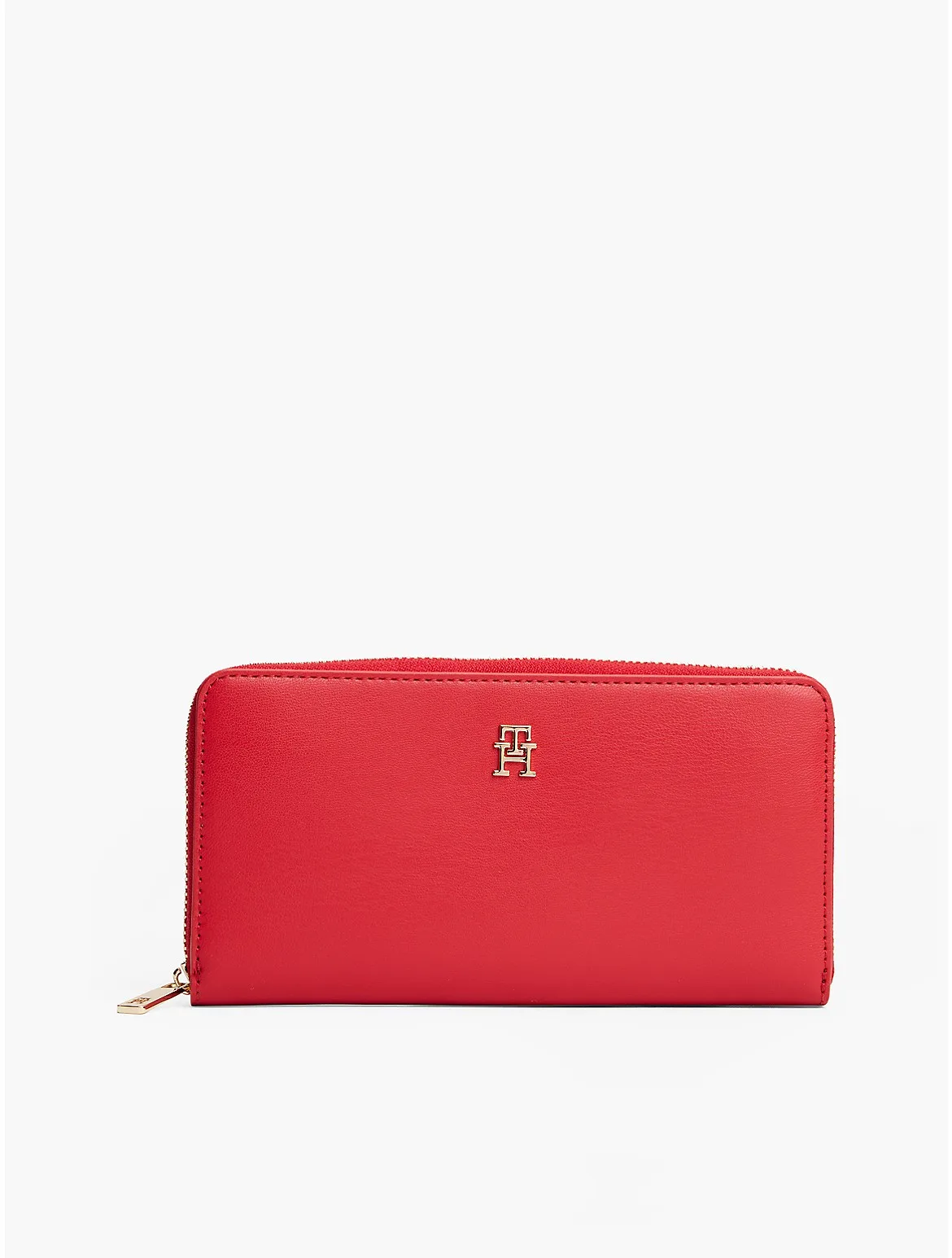 Monogram Logo Large Zip Wallet by Tommy Hilfiger