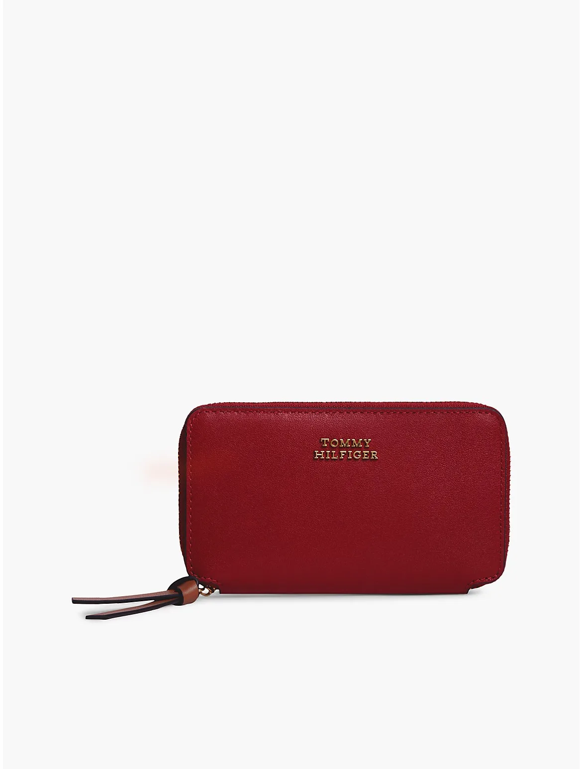Smooth Leather Medium Zip Wallet by Tommy Hilfiger