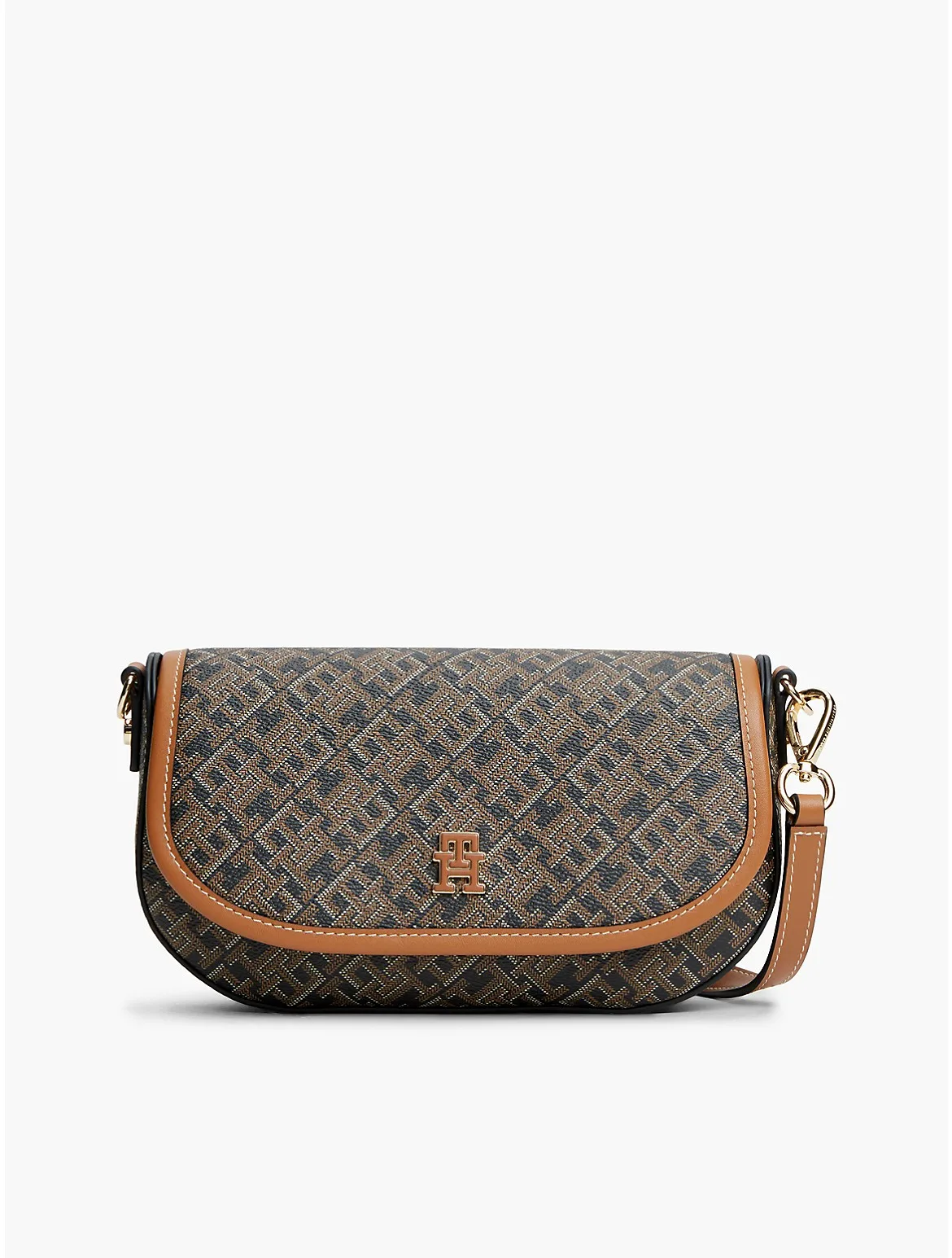 Allover Monogram Saddle Bag by Tommy Hilfiger