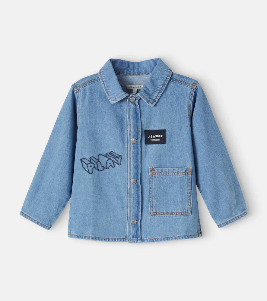 Greg Embroidered Denim Shirt by Liewood