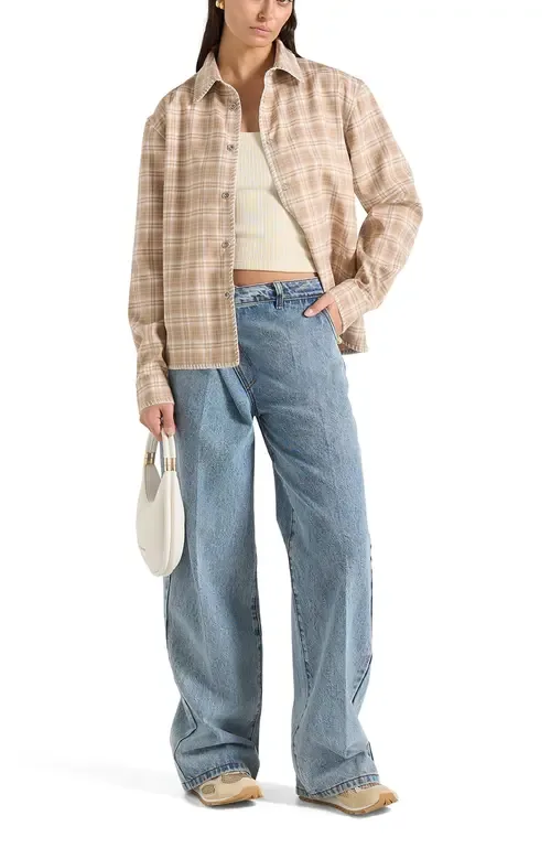 Blake Whipstitch Check Shirt by Manière De Voir