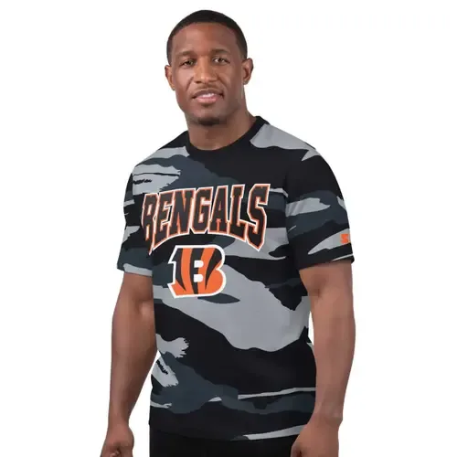Starter Gray Cincinnati Bengals Thursday Night Gridiron T-Shirt by STARTER