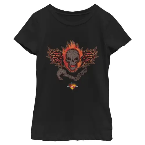 Ruthless and Feared Logo Graphic Short Sleeve T-Shirt by Supergirl