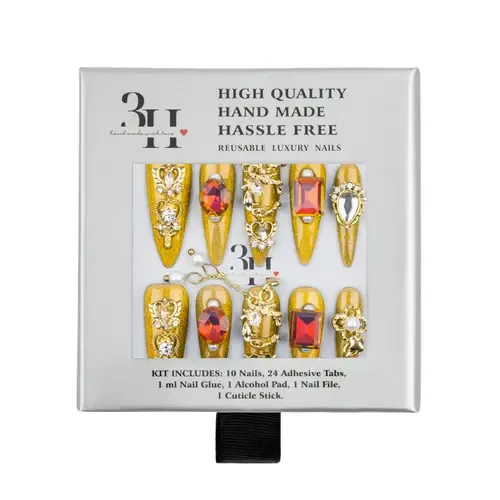 Crown Jewels Luxury Handmade Press on Nails by 3H Nails