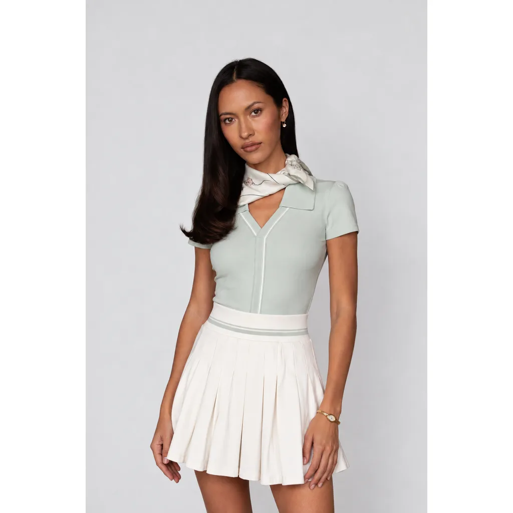 Monroe Pleated Skort by Fore-té Club Attire