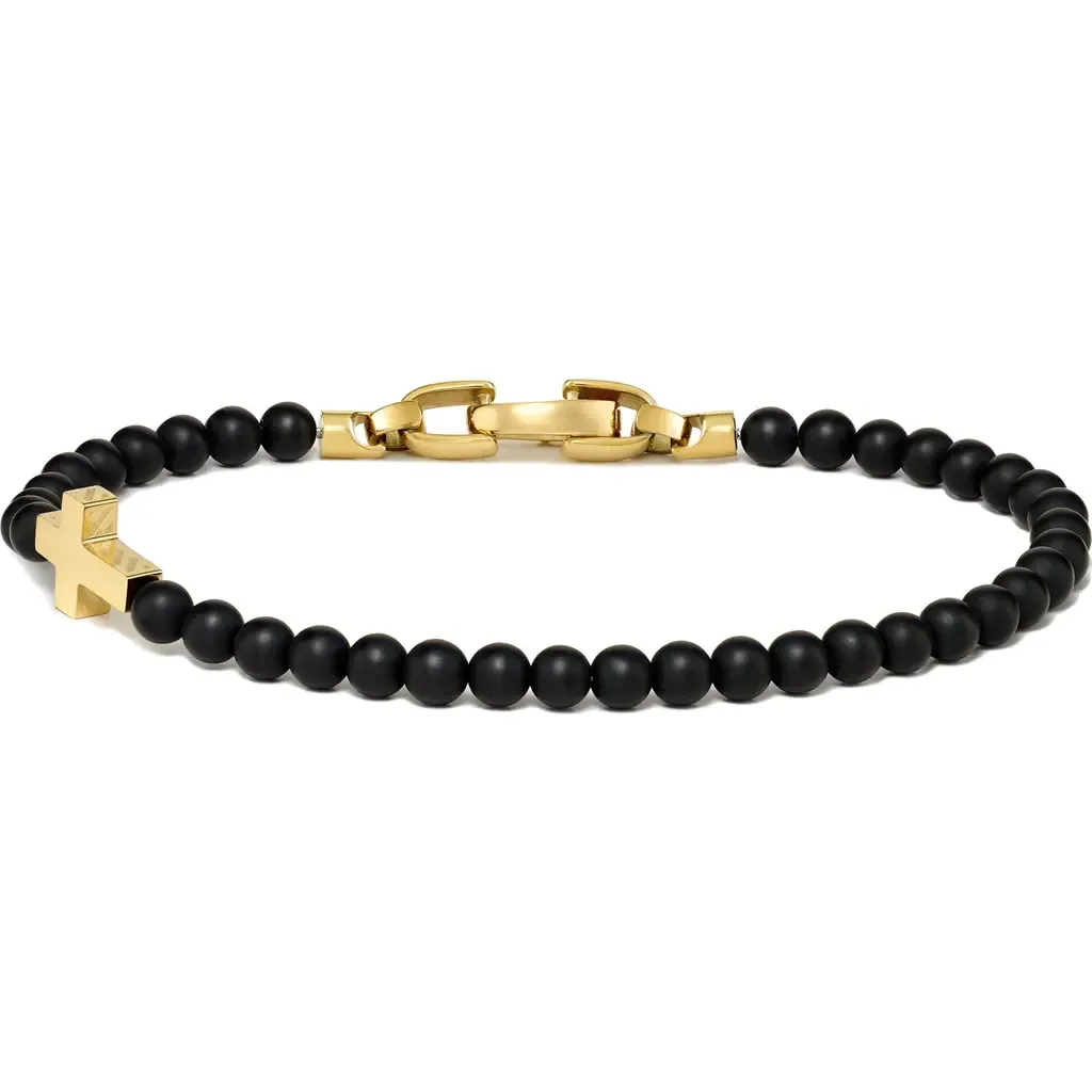 Spiritual Bead Cross Bracelet by Vincero