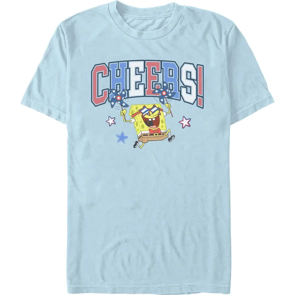 Cheers Celebration Short Sleeve Graphic T-Shirt by SpongeBob SquarePants