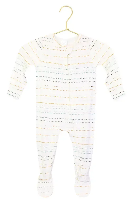 Print Zip Footie by Lou Lou and Company