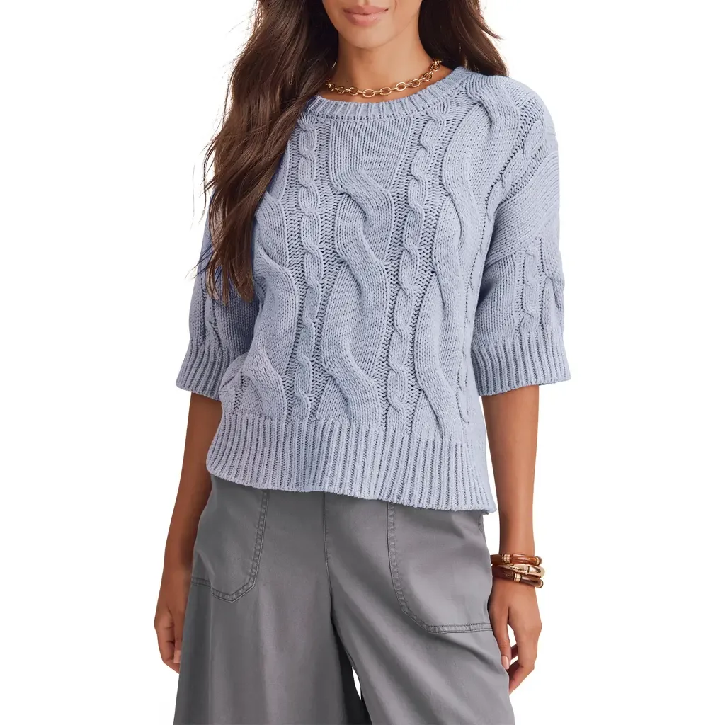 Rhiannon Cable Knit Sweater by Splendid
