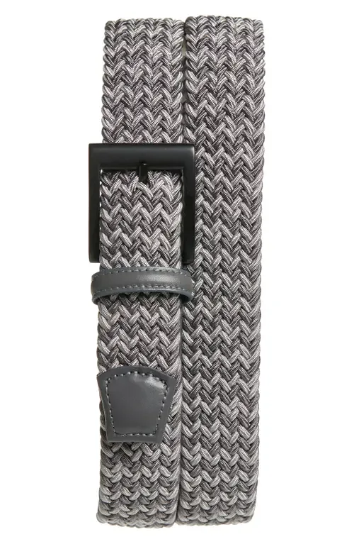 Braided Chevron Stretch Belt by Torino