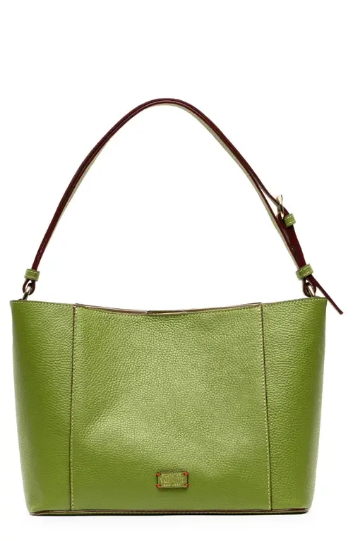 June Tumbled Leather Hobo Bag by Frances Valentine