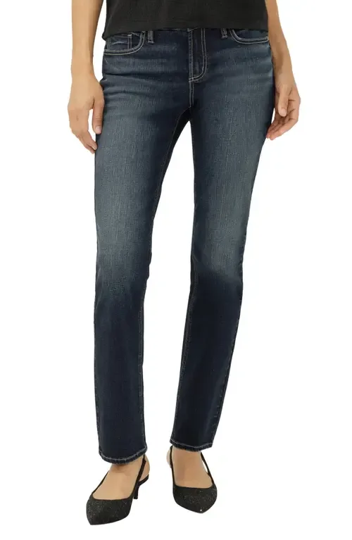 Elyse Straight Leg Jeans by Silver Jeans Co.