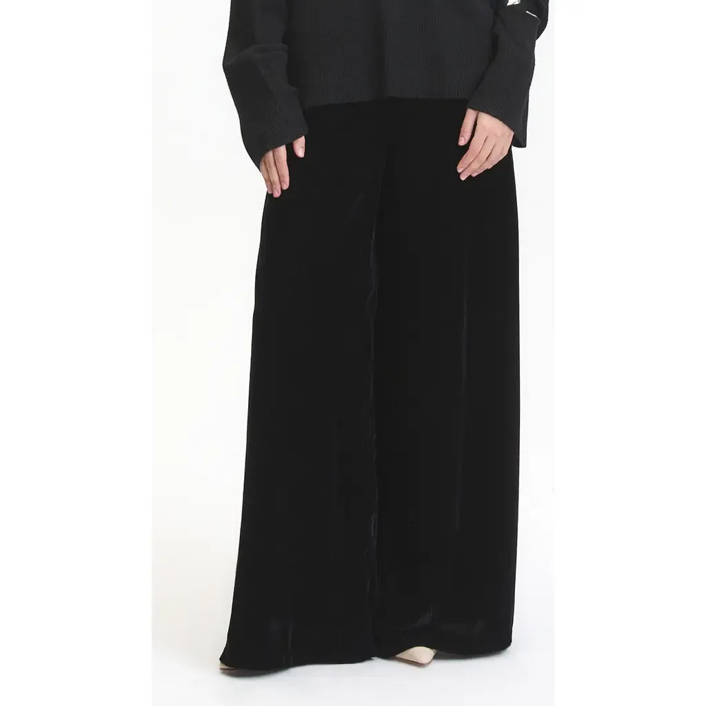 Daisy Velvet Wide Leg Pants