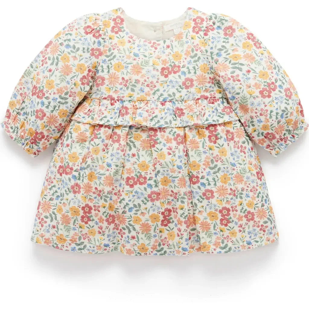 Long Sleeve Dress by Purebaby