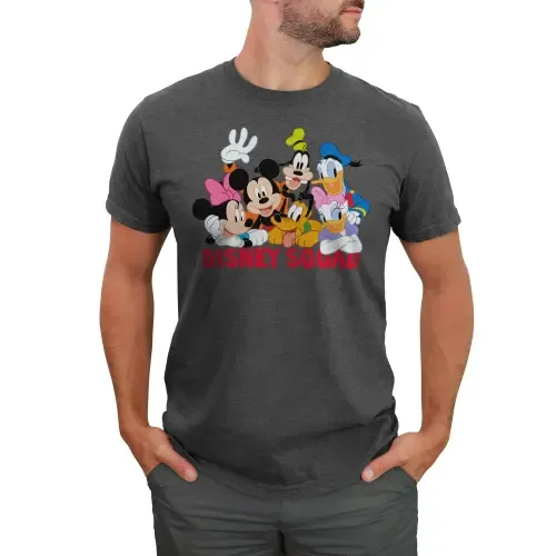 Disney Squad Group Shot Short Sleeve Graphic T-Shirt by Mickey & Friends