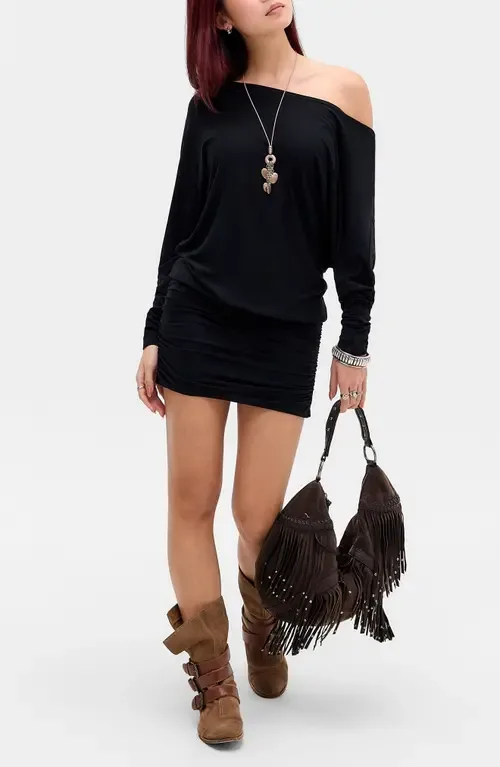 Destiny Off the Shoulder Minidress by BDG Urban Outfitters