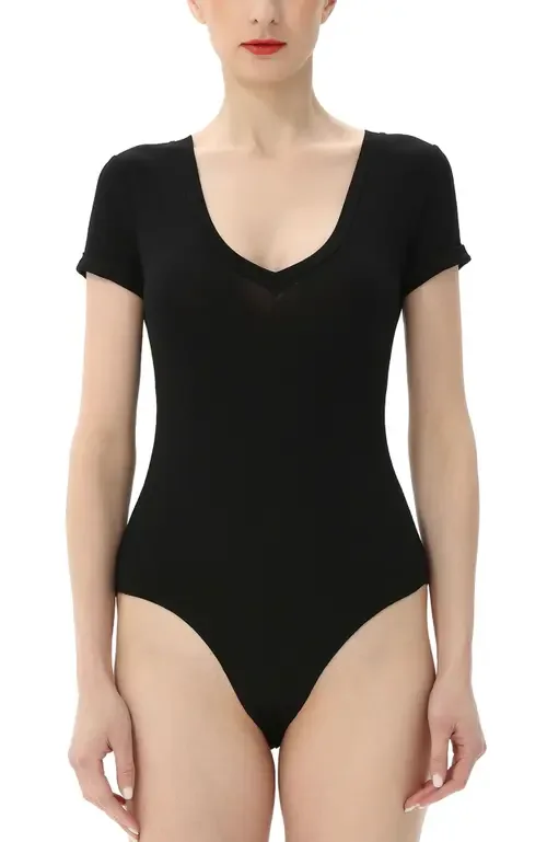 V-Neck Basic Bodysuit