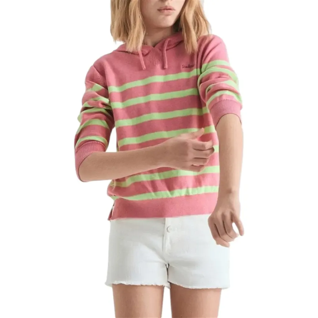 Striped Tricot Hoodie by Scalpers