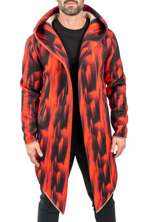 Hooded Longline Jacket by Maceoo