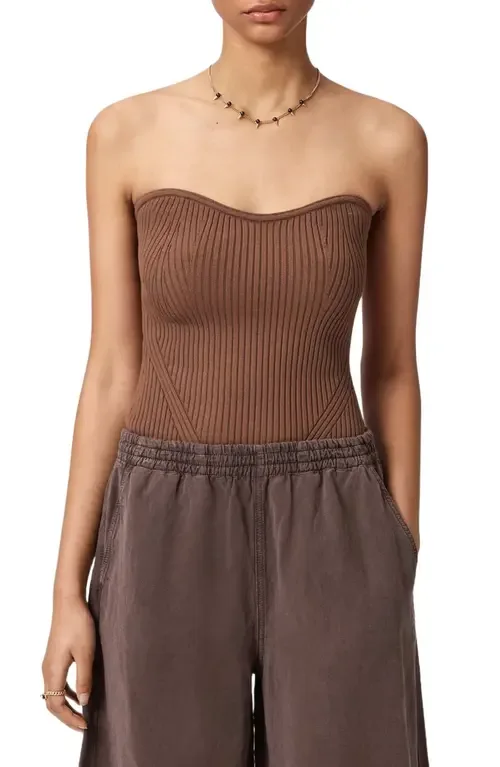 Cruz Rib Tube Top by AllSaints