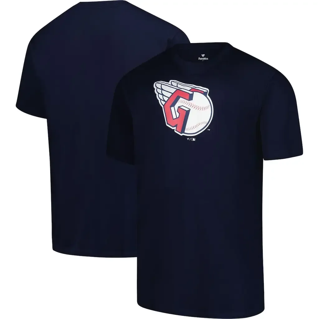 Profile Navy Cleveland Guardians Primary Logo T-Shirt by PROFILE