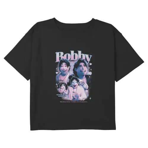 Bobby World's Best Manager Hearts Cropped T-Shirt by KPop Demon Hunters