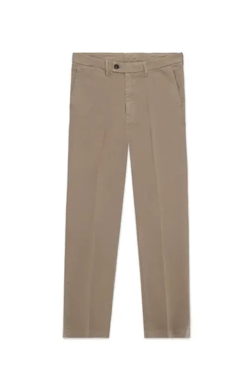 Kent Cotton Indigo Rinse Chino Trousers by Fortela