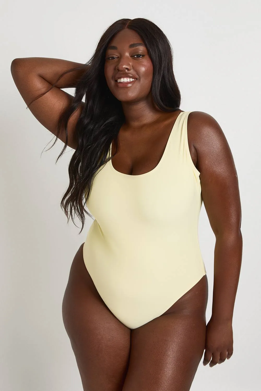 Essentials Scoop Neck Swimsuit