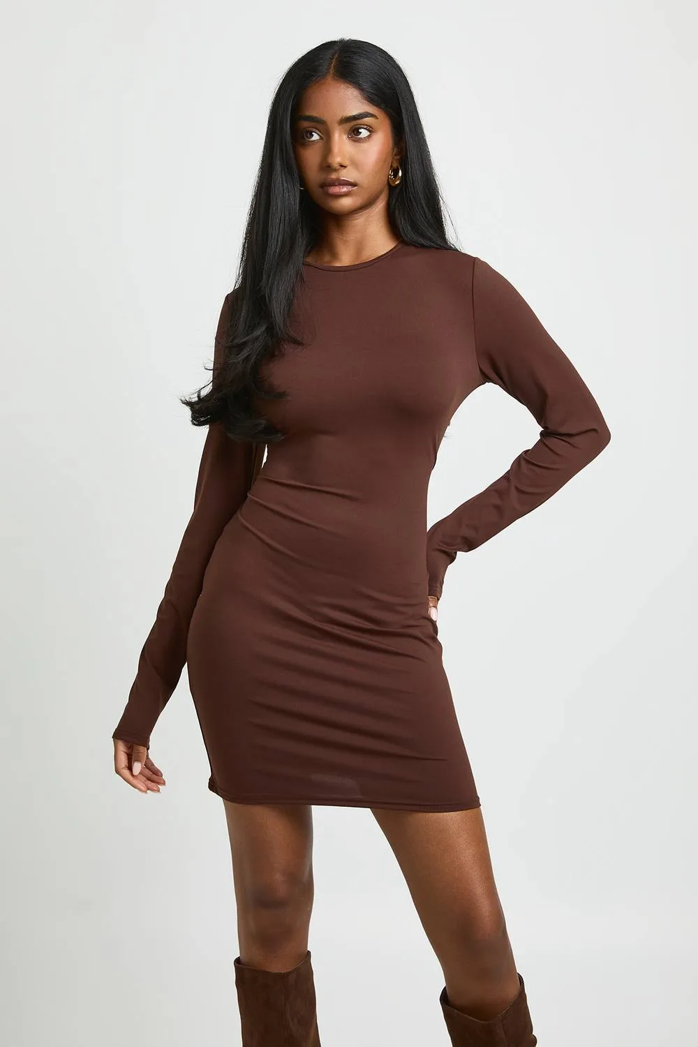 Super Soft Long Sleeve Mini Dress