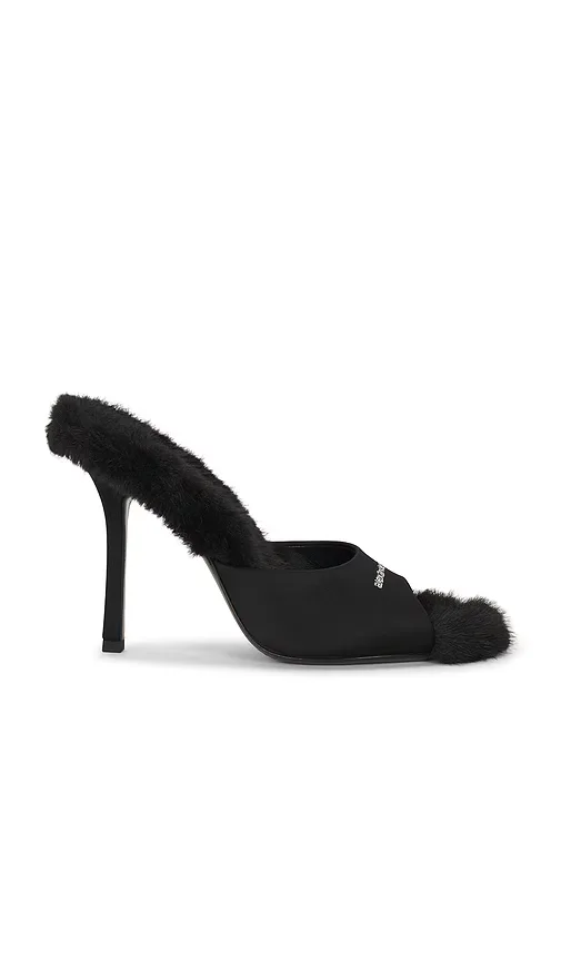 Cher 105mm Faux Fur Mule by Alexander Wang