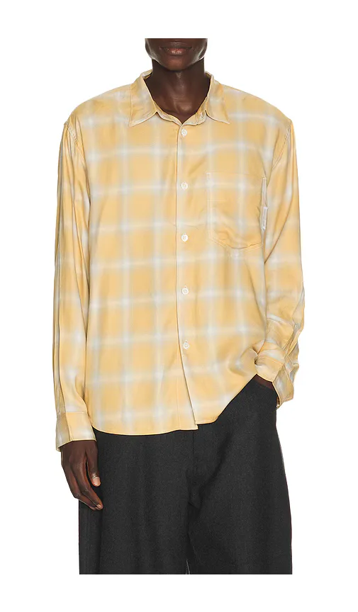 Rayon Check Classic Shirt