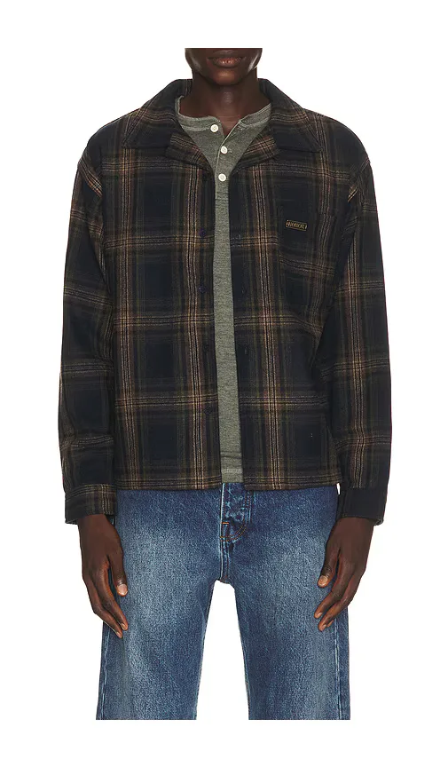 Plaid Flannel Long Sleeve Overshirt by Honor The Gift