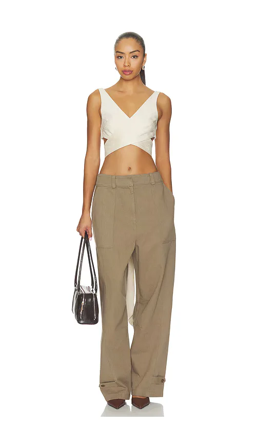 Imogen Wrap Top by BY.DYLN
