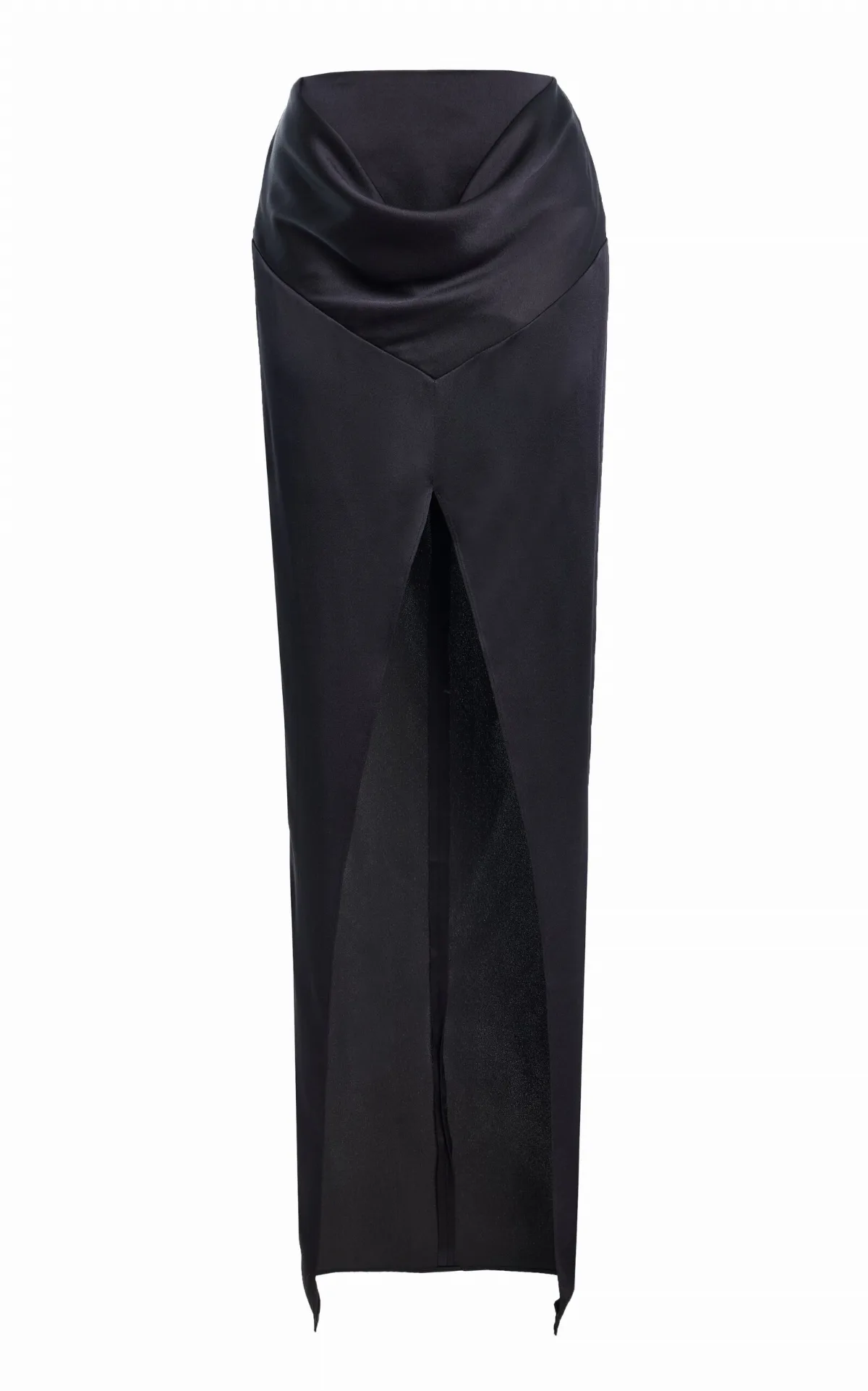 Caryatid Satin Maxi Skirt by Burc Akyol
