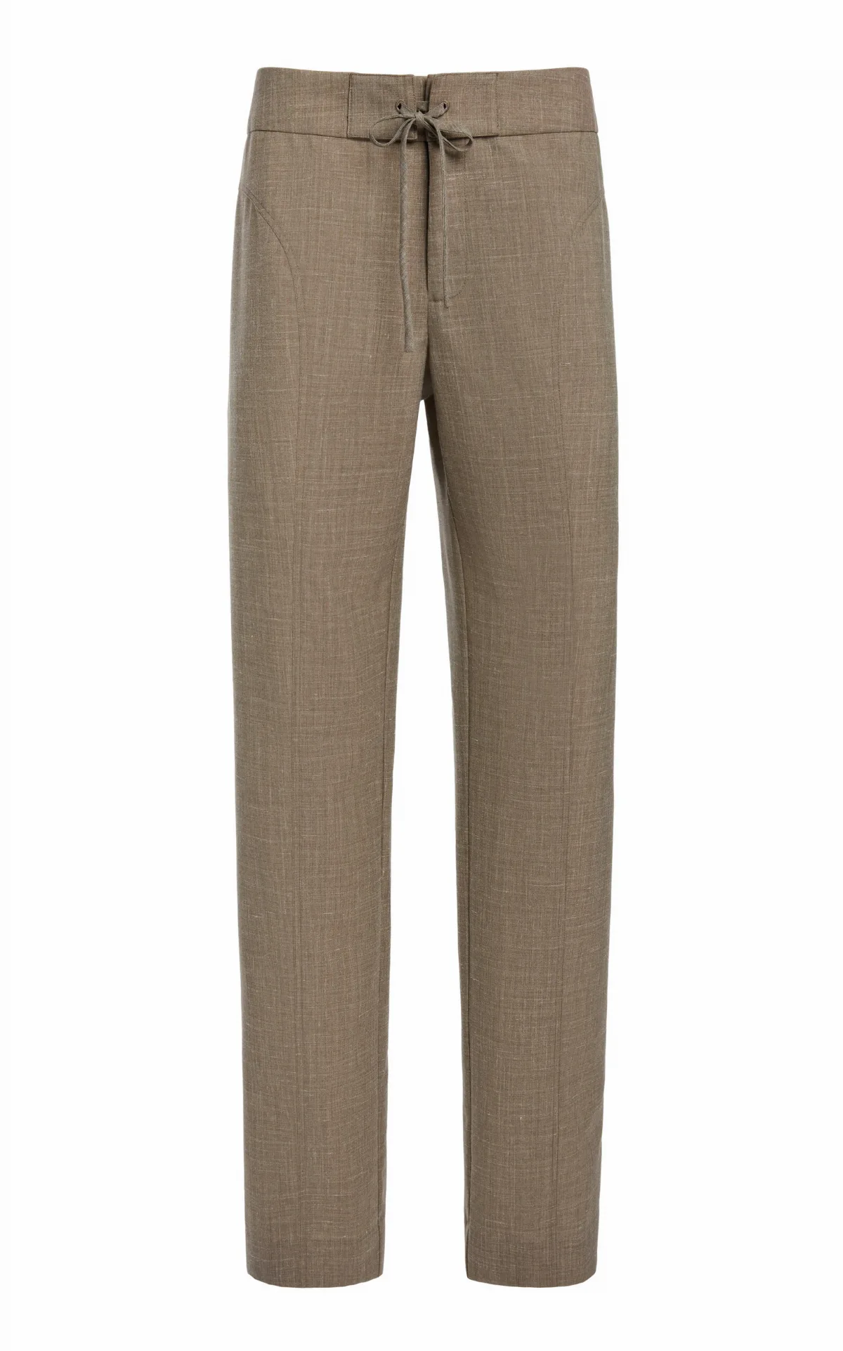 Banyan Paneled Wool Trouser by Christopher Esber