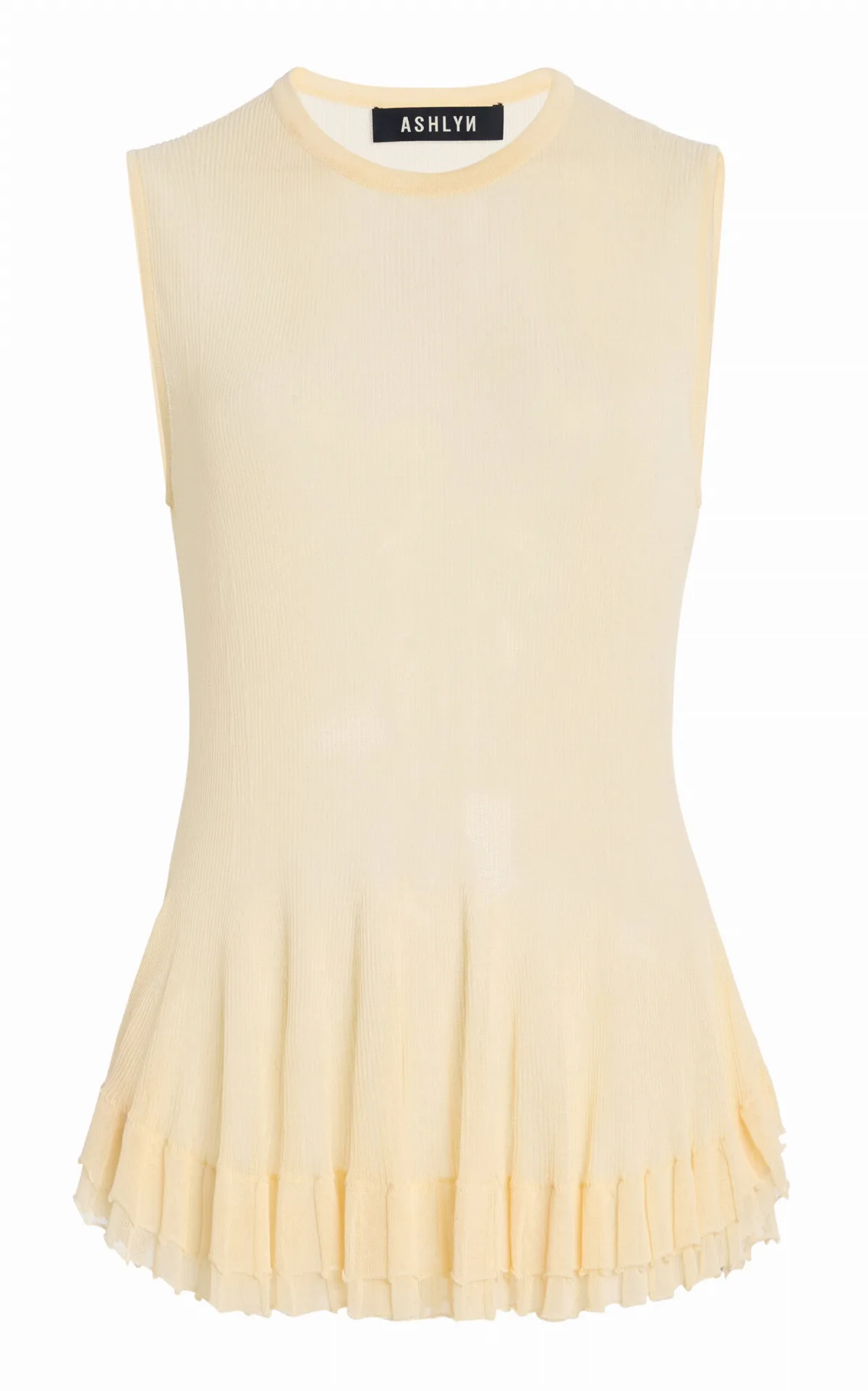 Bennett Knit Peplum Top by Ashlyn