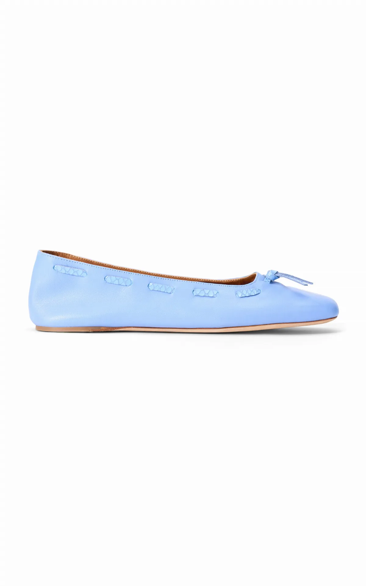 Milo Leather Ballet Flats by STAUD