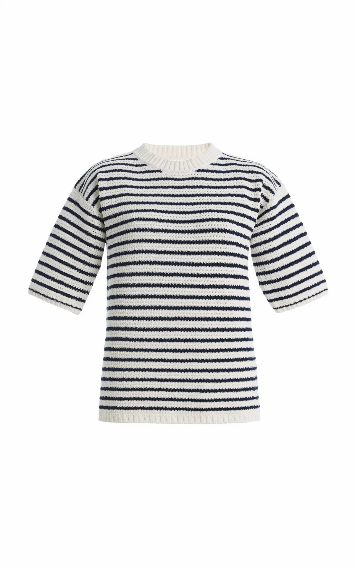 Crocheted Cotton T-Shirt by Bottega Veneta
