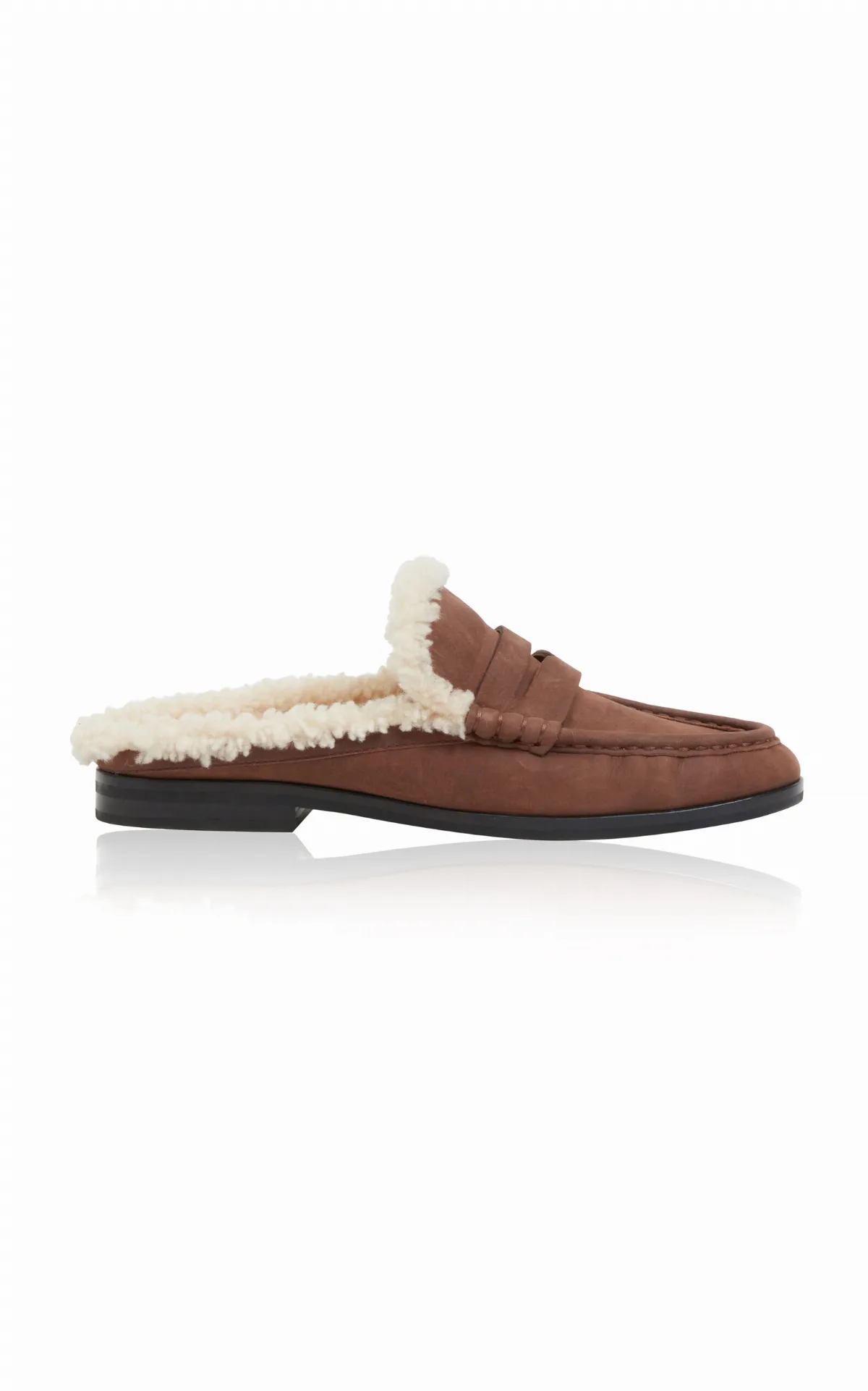 Dean Shearling Loafer Mule by SIMKHAI