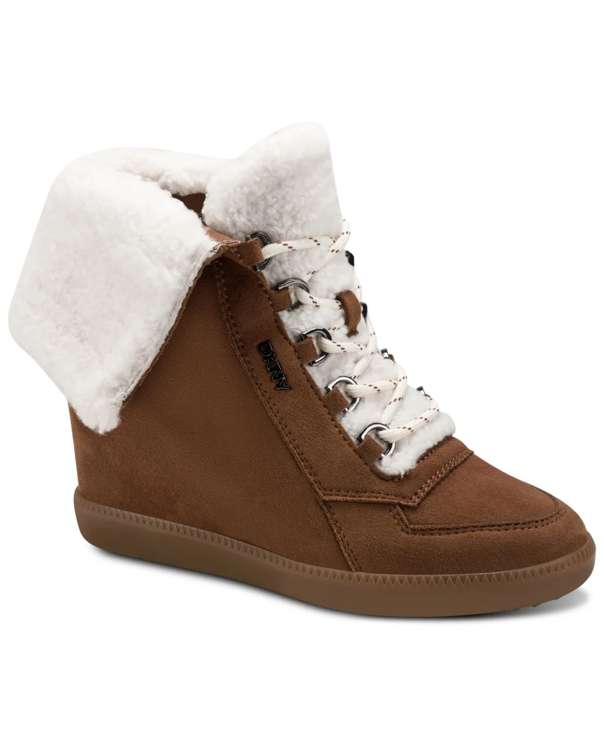 Salvadora Lace-Up Wedge Sneakers by Dkny