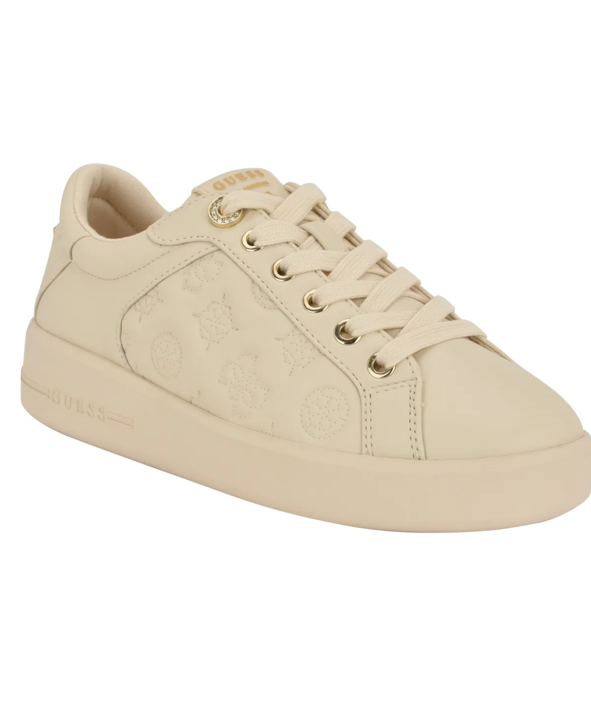 Ronii Quattro G Peony Jacquard Lace-Up Sneakers