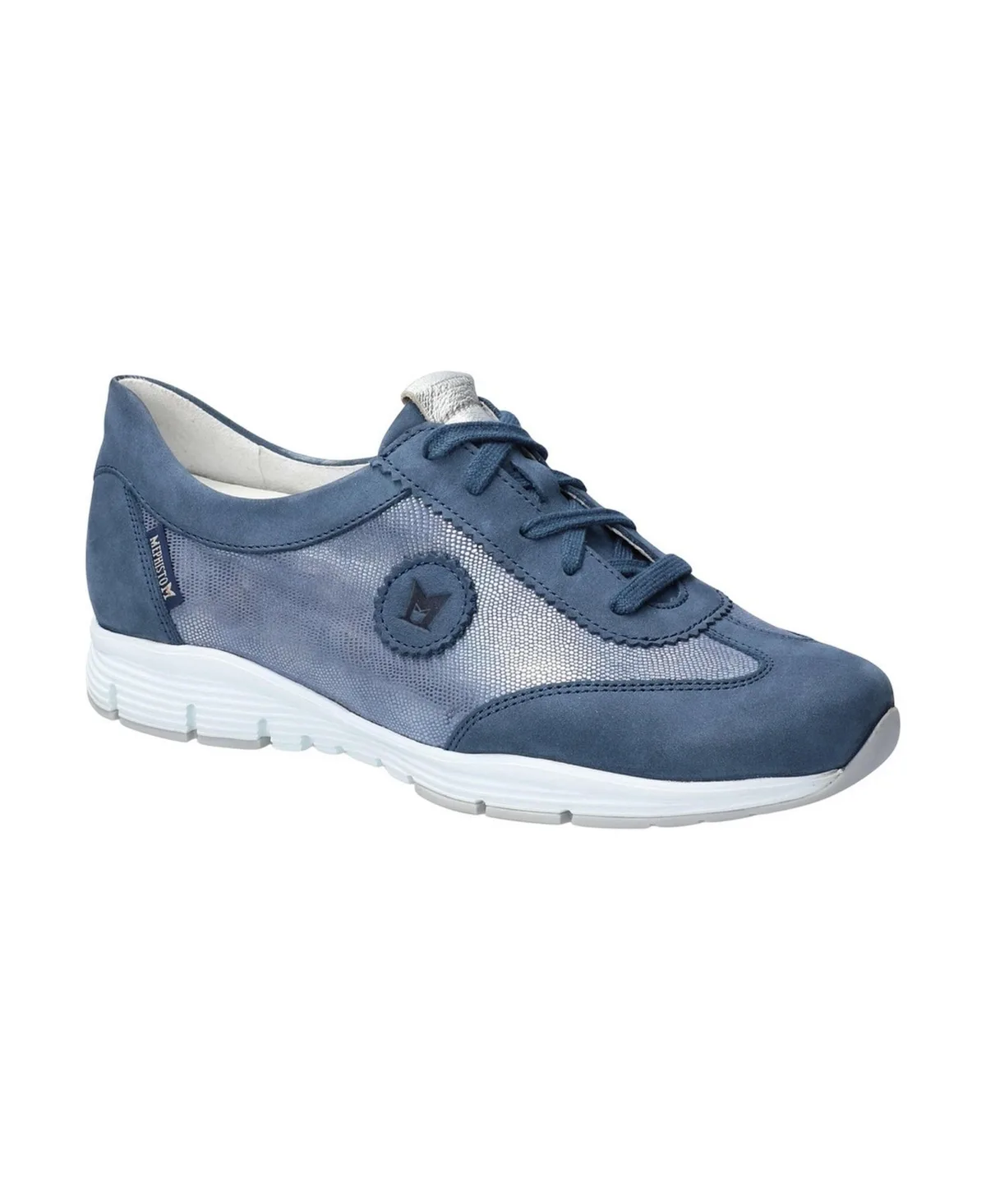 Yael Denim Artesia Leather Sneaker