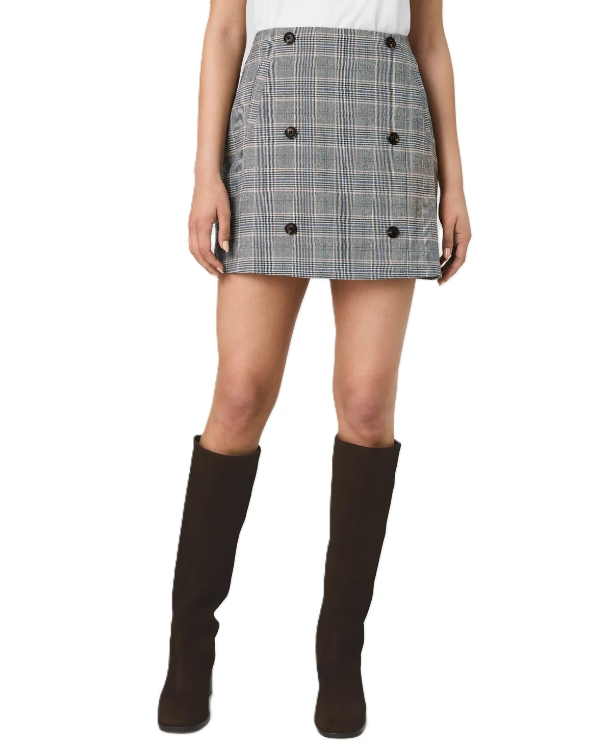 Mini Fitted Zip Skirt by French Connection